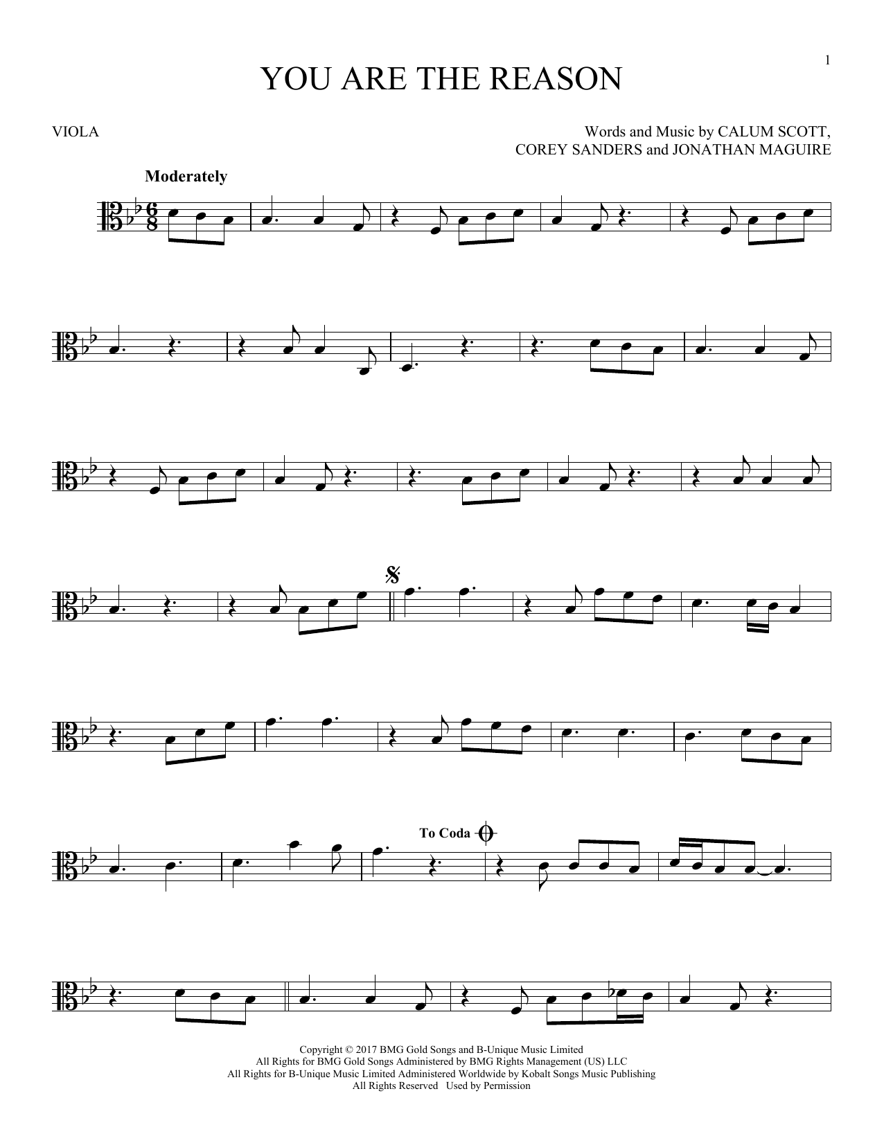 Product gallery: Page 1 of 1 You Are The Reason, Calum Scott