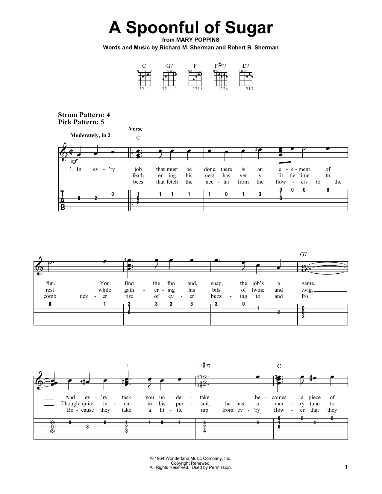Produktbild zu: A Spoonful Of Sugar (from Mary Poppins)