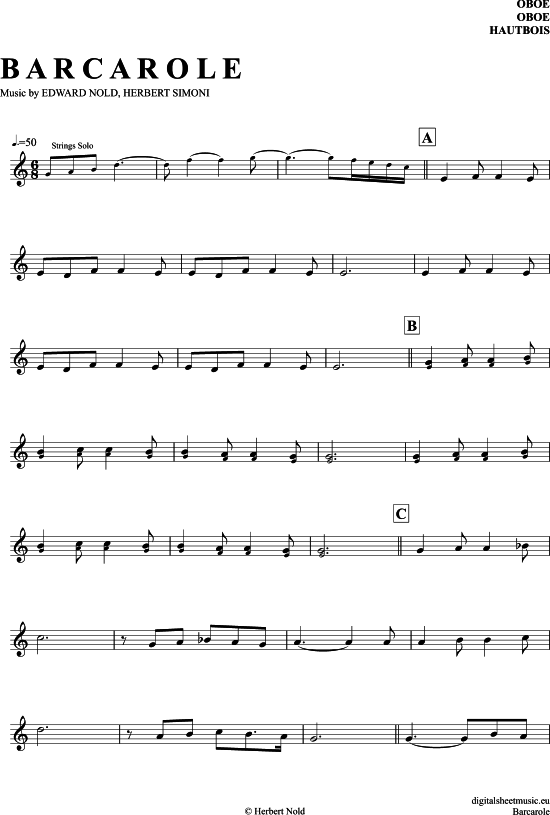 Produktbild zu: Barcarole Edward Simoni