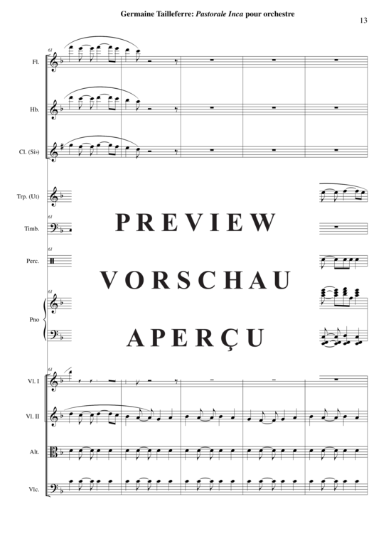 Produktgalerie: Seite 14 von 21 Pastorale Inca , , (Orchester)