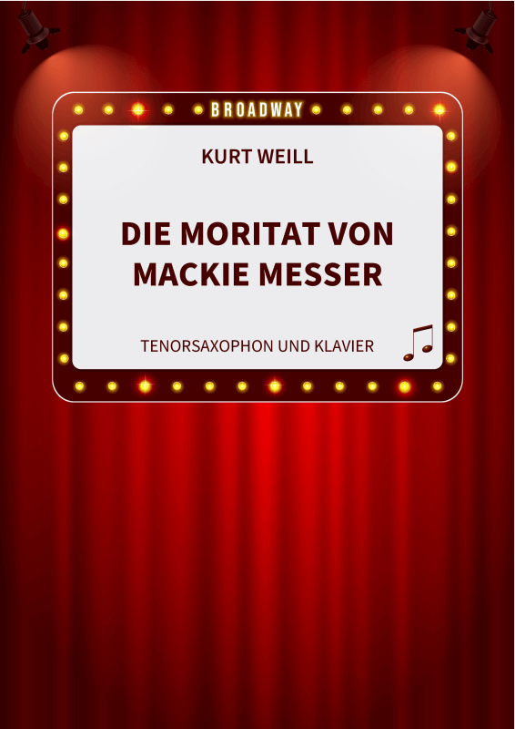 Produktbild zu: Die Moritat von Mackie Messer