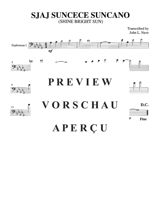 Product gallery: Page 7 of 11 Sjaj Suncese Suncano (Tuba Quintett EEE(T) , , TT)