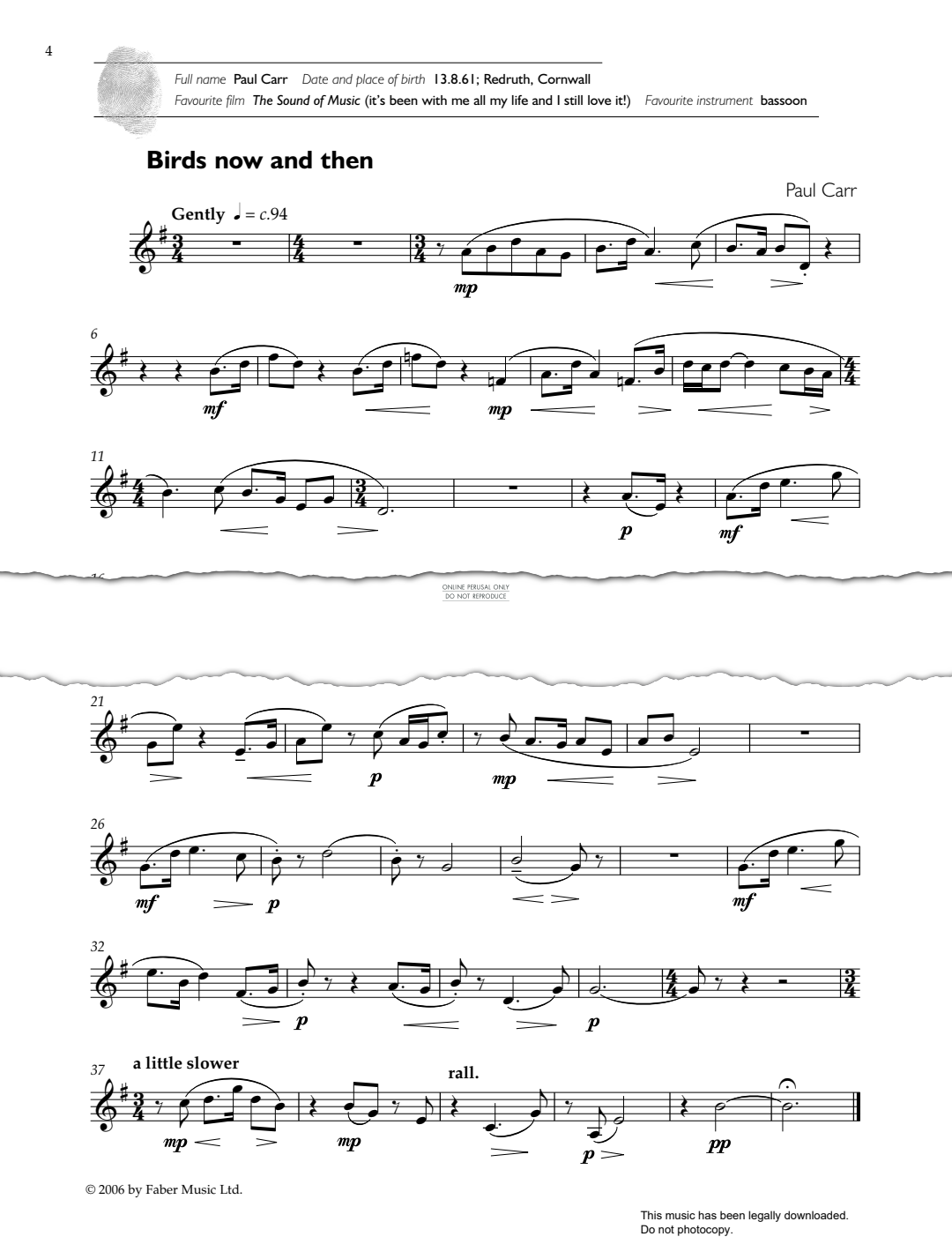 Produktgalerie: Seite 1 von 1 Birds Now And Then, Paul Carr, Klarinette, Klavier