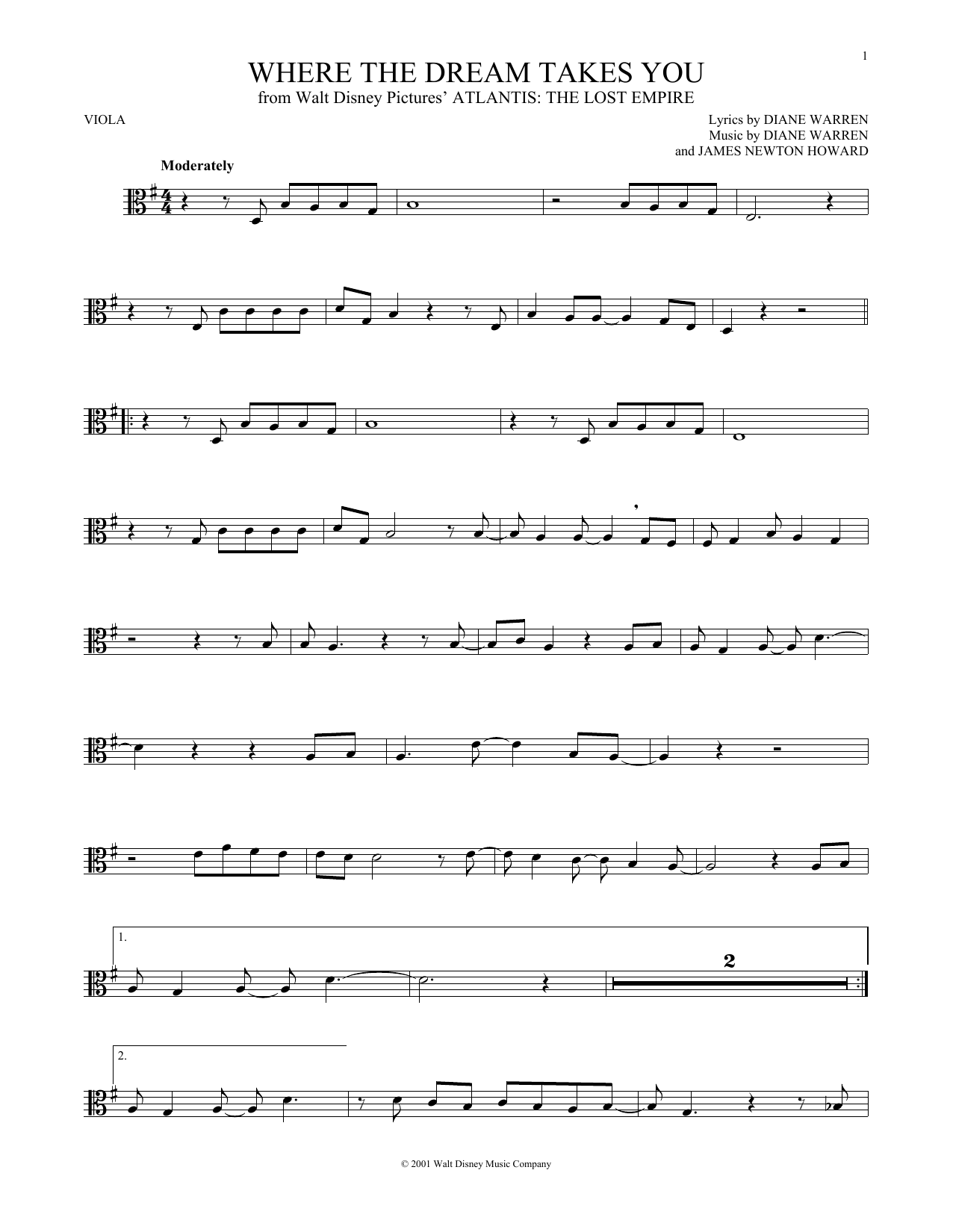 Product gallery: Page 1 of 1 Where The Dream Takes You, James Newton Howard