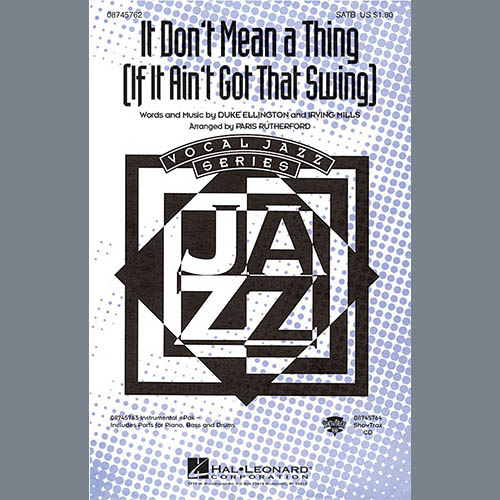 cover: It Don't Mean A Thing (If It Ain't Got That Swing), Paris Rutherford, Chor