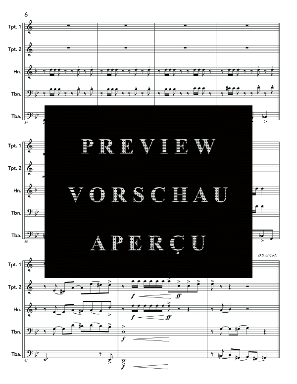 Produktgalerie: Seite 10 von 11 Prelude in G Minor, , (Blechbläser Quintett)