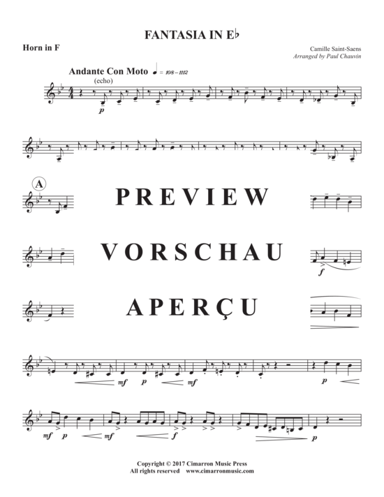 Produktgalerie: Seite 19 von 21 Fantasia in E-Flat , , (Blechbläser Quintett)