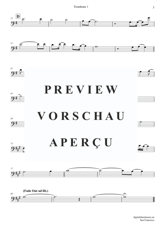 Produktgalerie: Seite 10 von 11 San Francisco, McKenzie, Scott, (Posaunen Trio + Klavier)