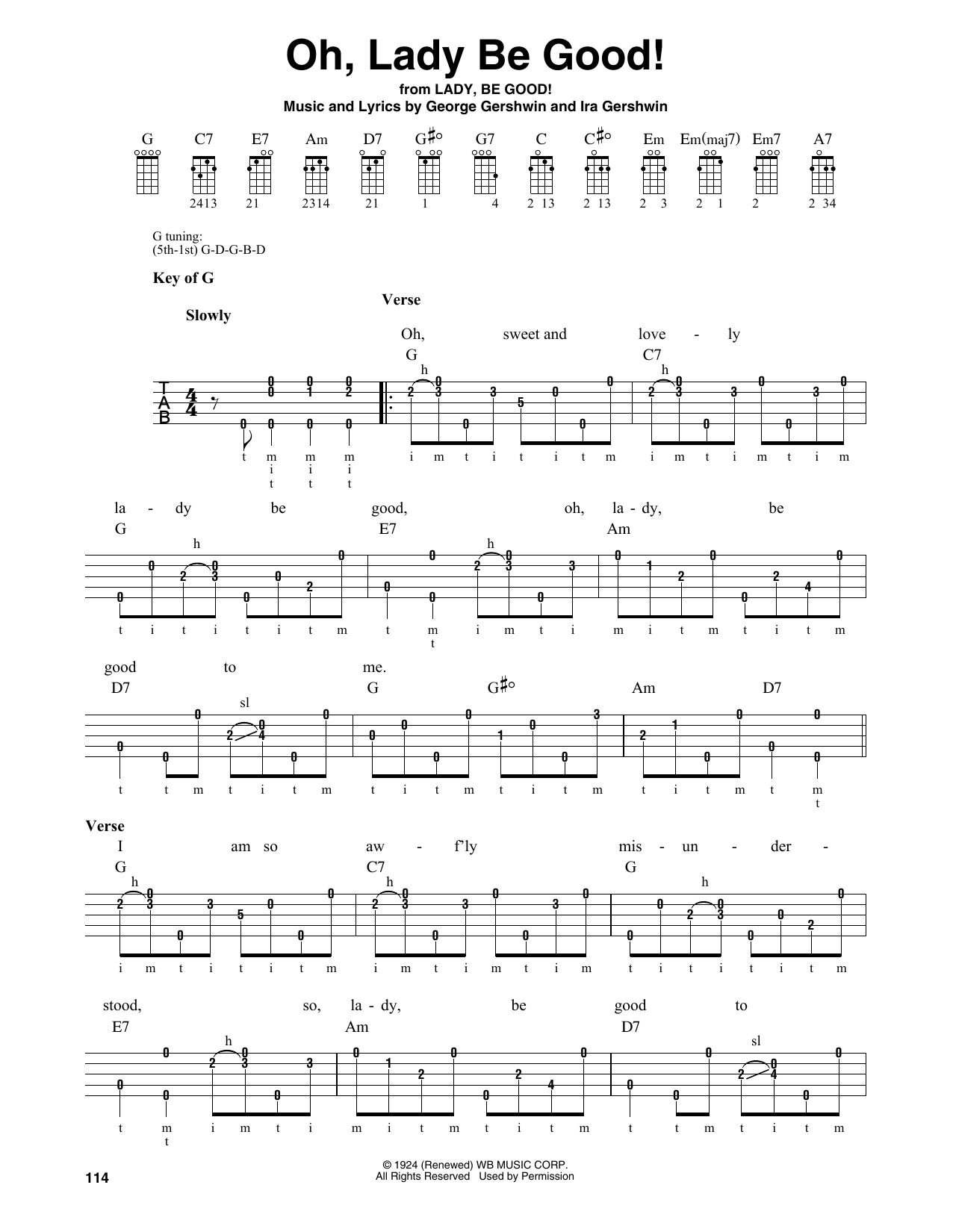Produktgalerie: Seite 1 von 1 Oh, Lady Be Good!, Ira Gershwin, Banjo
