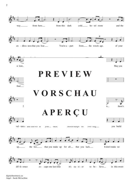 Product gallery: Page 3 of 4 Angel , McLachlan, Sarah, Clarinet in B-flat