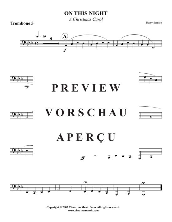 Product gallery: Page 8 of 8 On This Night , , (Trombone ensemble)