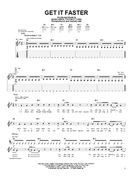 Product gallery: Page 1 of 1 Get It Faster, Jimmy Eat World