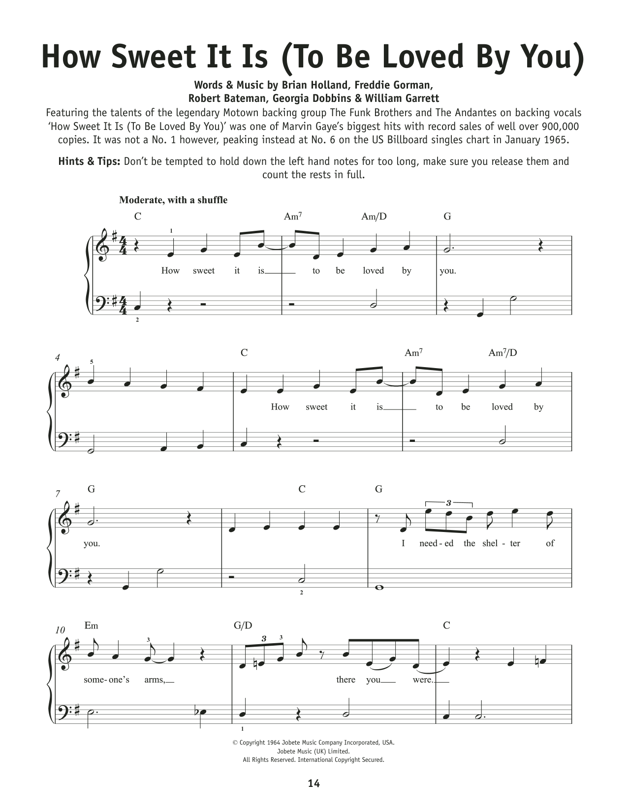 Produktbild zu: How Sweet It Is (To Be Loved By You)