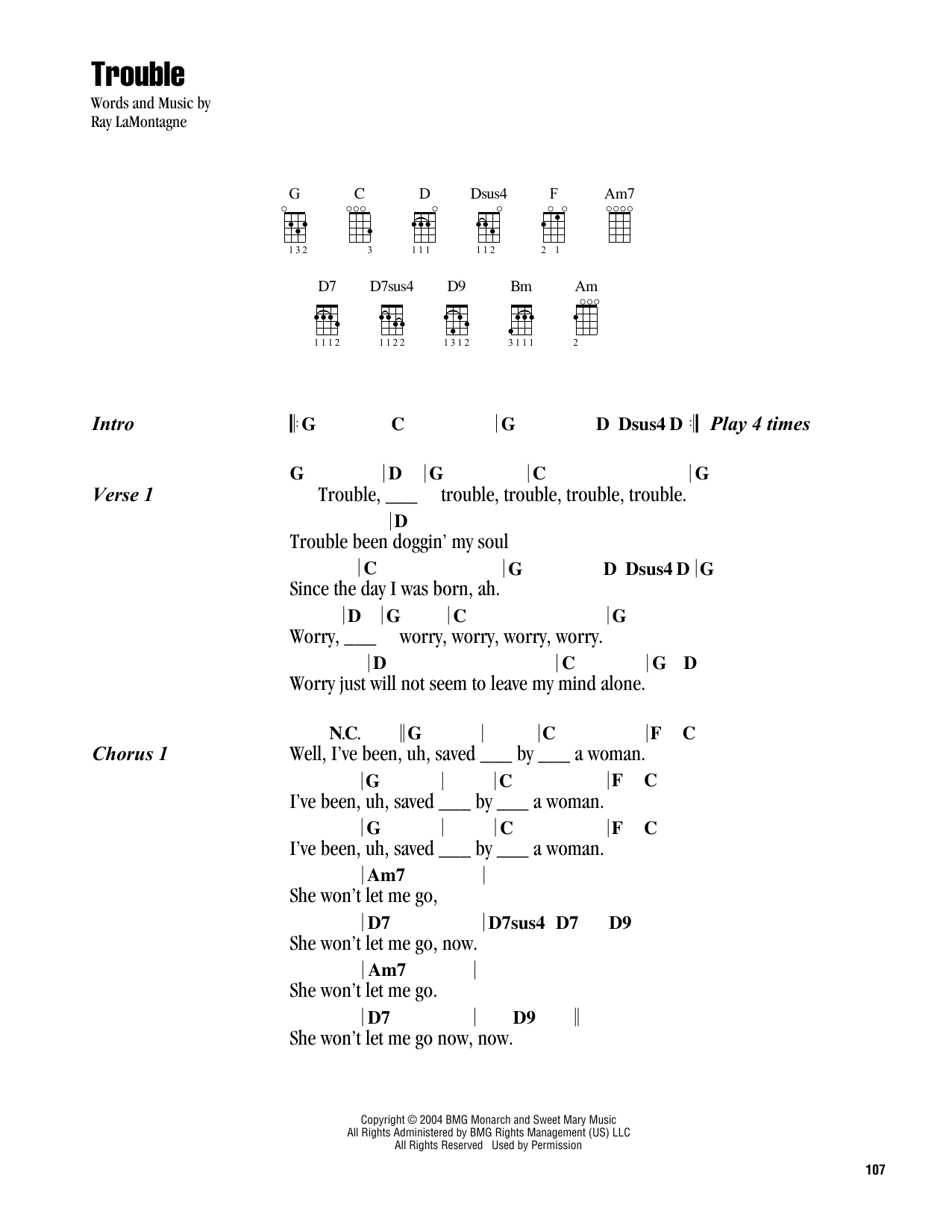 Product gallery: Page 1 of 1 Trouble, Ray LaMontagne