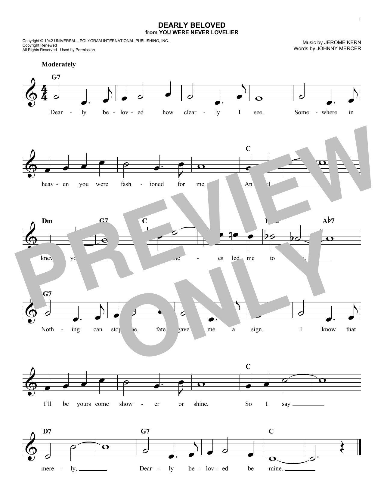 Produktbild zu: Dearly Beloved