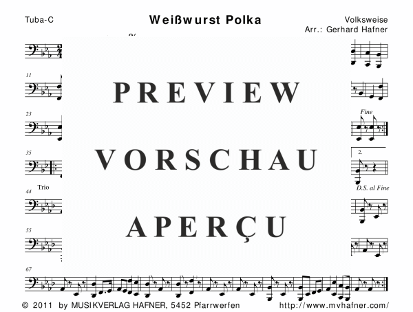 Product gallery: Page 10 of 11 Weisswurst Polka, , (woodwind and brass)