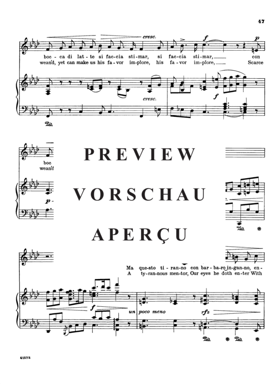 Product gallery: Page 5 of 6 Che fiero costume, Parisotti, Alessandro, Medium Voice and Piano