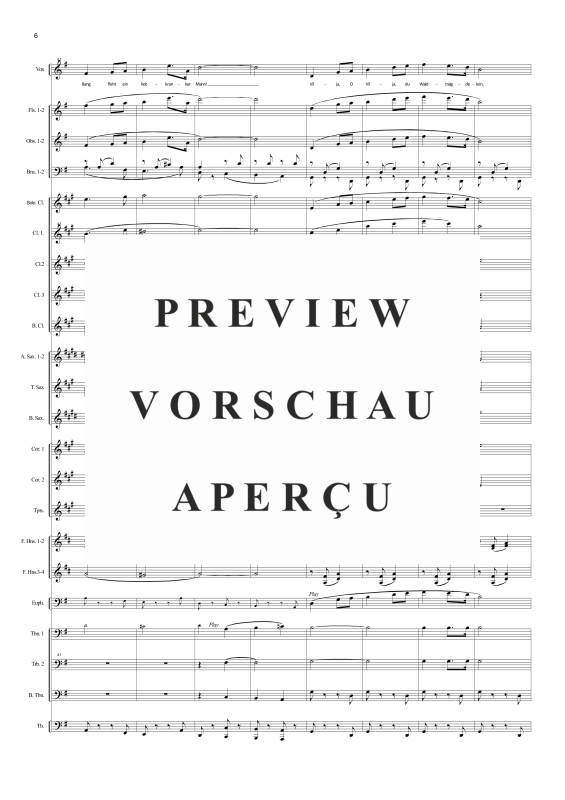 Produktgalerie: Seite 9 von 11 Vilja (aus Die lustige Witwe), , Sopran Solo und Concert Band