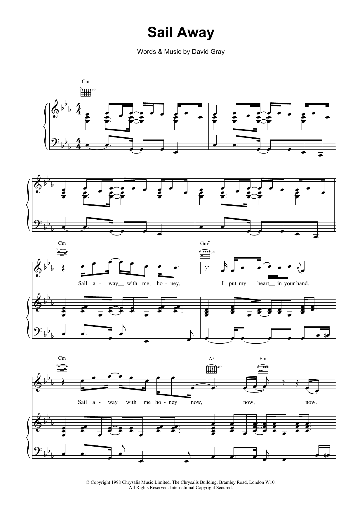 Produktgalerie: Seite 1 von 1 Sail Away, David Gray, Gesang, Gitarre, Klavier