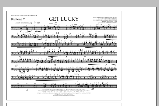 Produktbild zu:  Get Lucky - Baritone B.C. - Tom Wallace