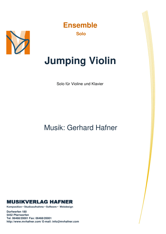 Product picture to: Jumping ViolinGerhard Hafner