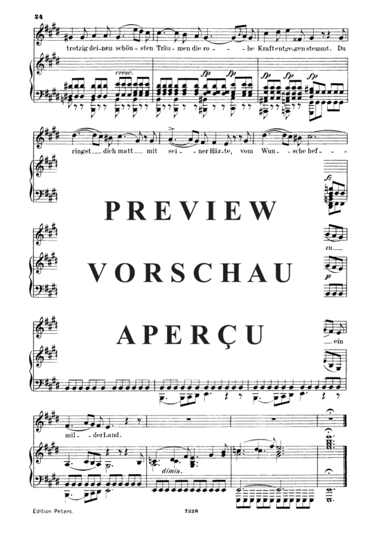 gallery: Sehnsucht D.516 Der Lerche wolkennahe Lieder , , (Gesang mittel + Klavier)