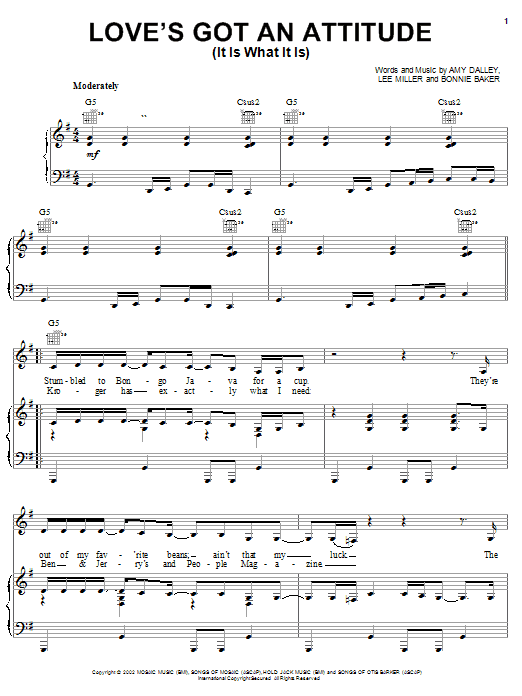 Produktbild zu: Love's Got An Attitude (It Is What It Is)