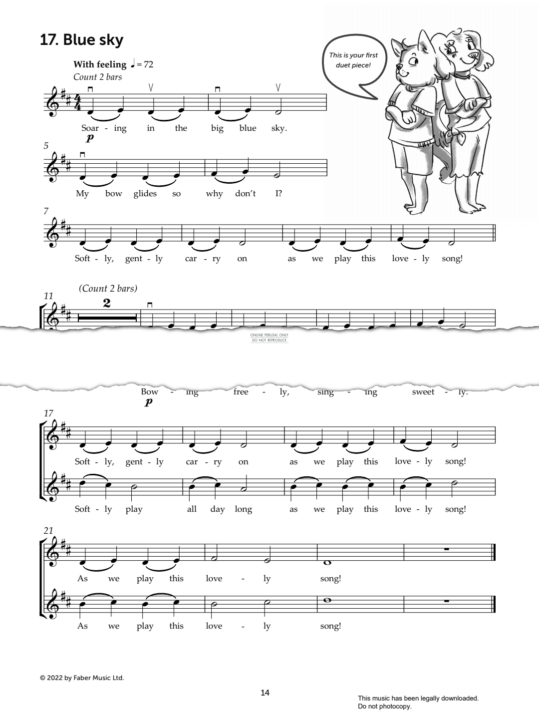 Product picture to: Blue Sky - Mark Wilson