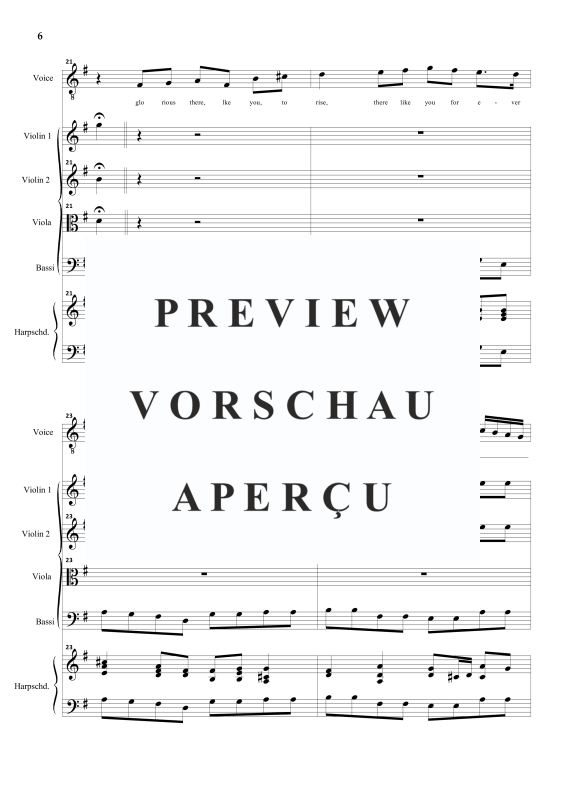 Produktgalerie: Seite 9 von 11 Waft her angels through the skies (aus Jephtha), , Tenor Solo und Streicher Ensemble BC