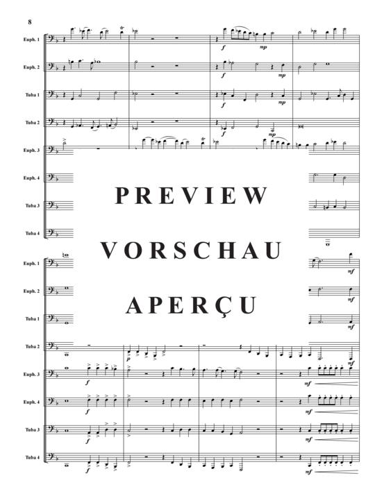 Product gallery: Page 9 of 21 Canzona Septimi Toni A 8 , , (Tuba Ensemble)