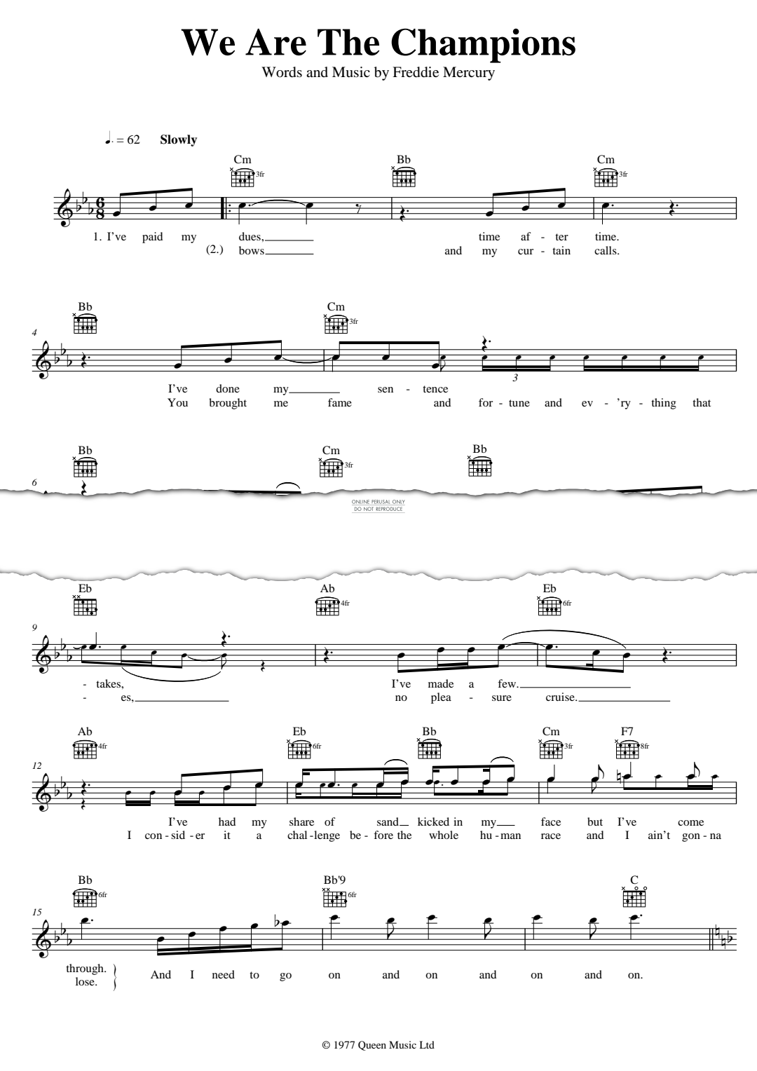 gallery: We Are The Champions, Queen