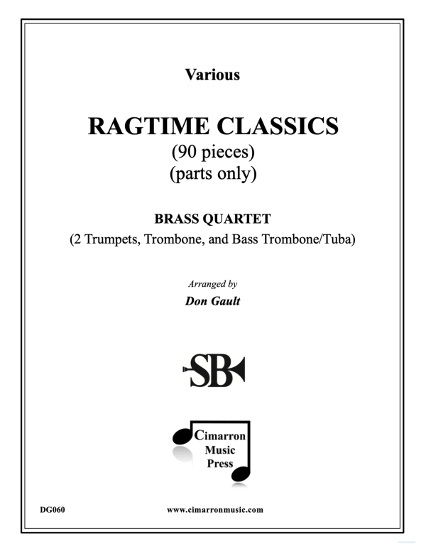 cover: 90 Ragtime Classics, , Blechbläser Quartett - Einzelstimmen