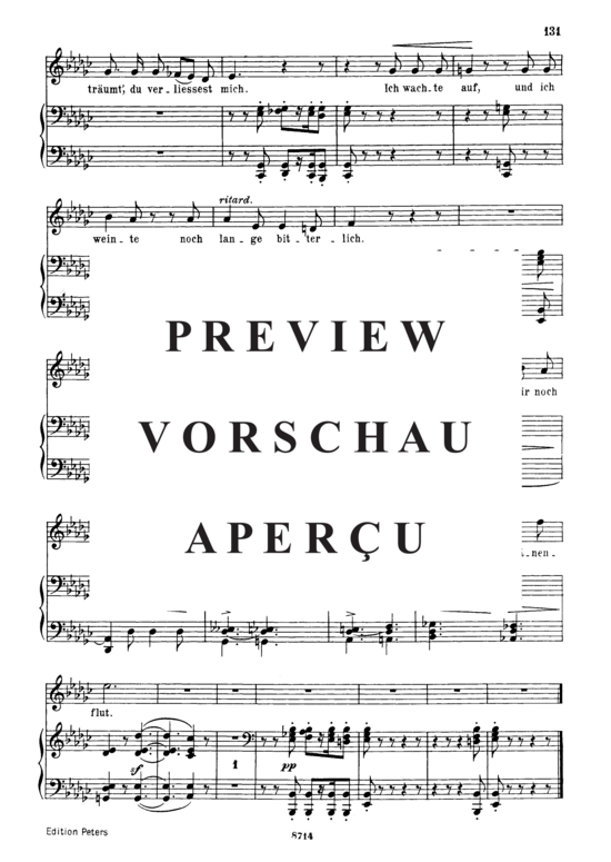Product gallery: Page 3 of 3 Ich hab' im Traum geweinet, Op.48 No.13, , Medium Voice and Piano