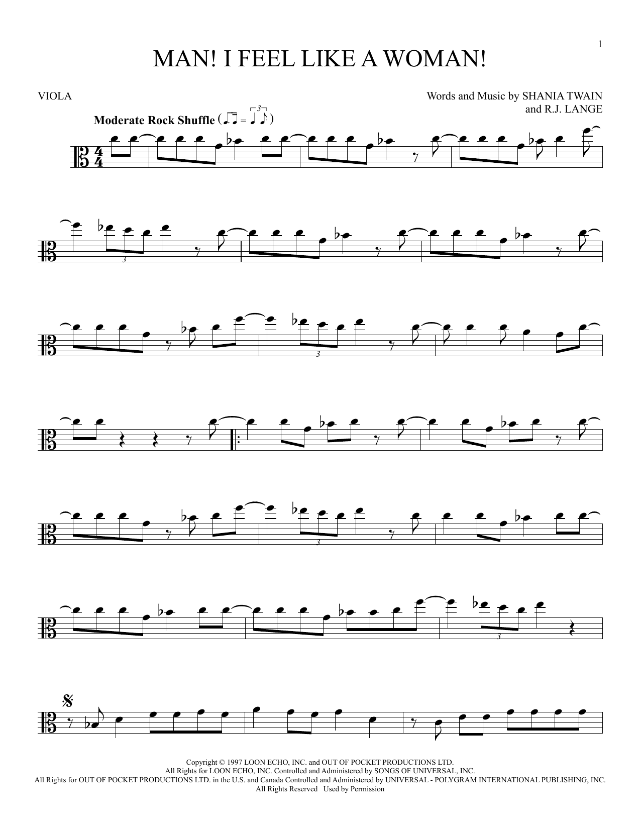 Product gallery: Page 1 of 1 Man! I Feel Like A Woman!, Shania Twain