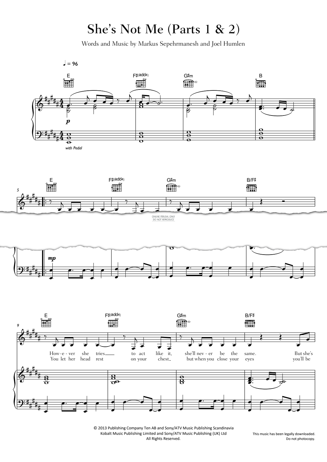 Produktbild zu: She's Not Me (Parts 1 & 2)