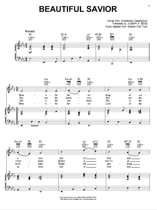Produktbild zu: Beautiful Savior