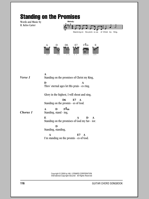 Produktbild zu: Standing On The Promises