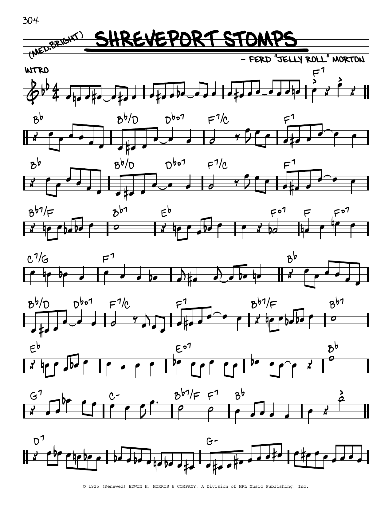 Produktbild zu: Shreveport Stomps (arr. Robert Rawlins)