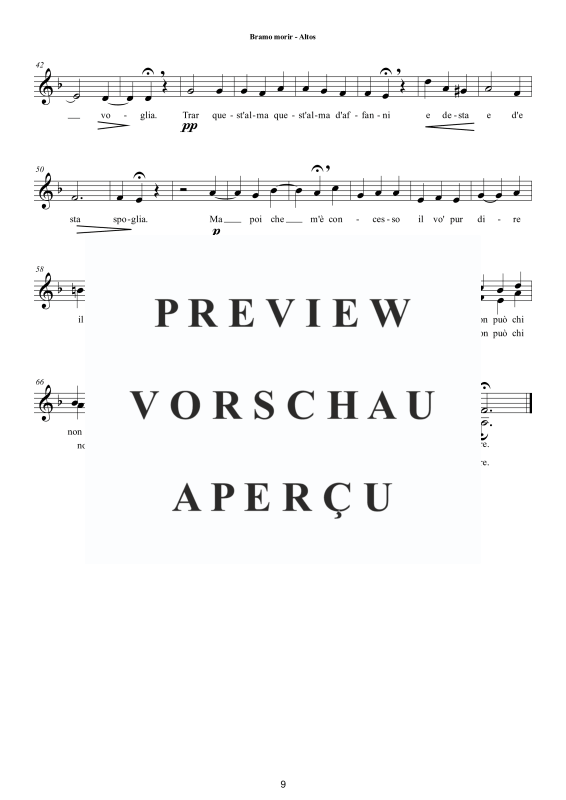 Produktgalerie: Seite 10 von 11 Bramo morir - Madrigal, , Gemischter Chor a capella