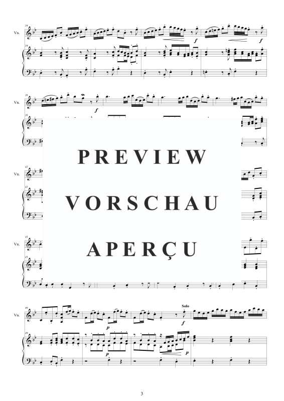 Produktgalerie: Seite 4 von 11 Violin Concerto No.1 in B-Dur Op.9, , Violine und Cembalo