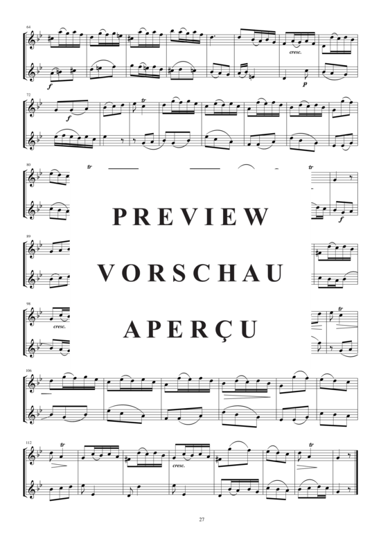 Product gallery: Page 3 of 3 Arie aus der Kantate Nr. 75 für zwei Oboen, , 