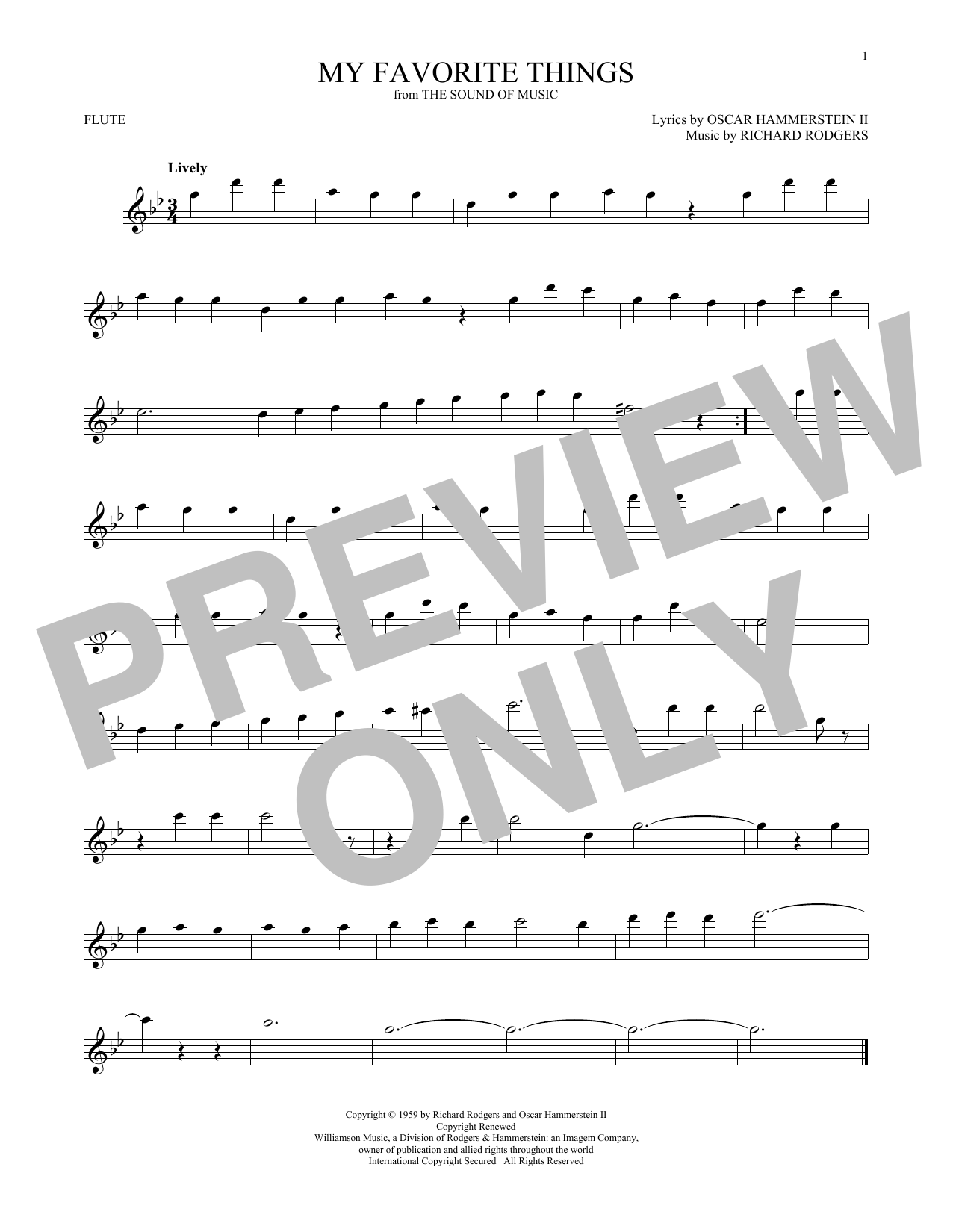Product gallery: Page 1 of 1 My Favorite Things (from The Sound Of Music), Julie Andrews
