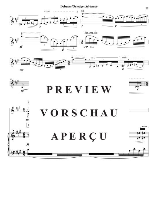 Product gallery: Page 12 of 21 Sérénade for violin and piano , , (violin + piano)