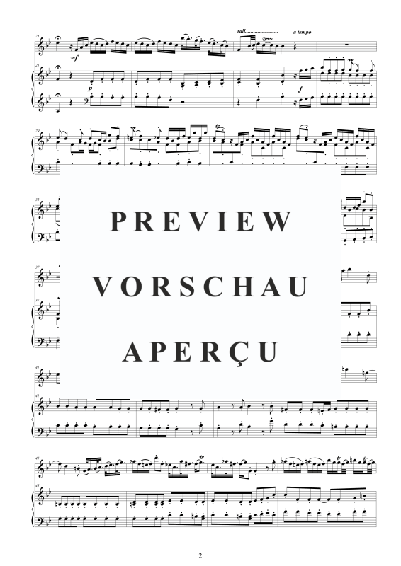 Produktgalerie: Seite 3 von 11 Flute Concerto in G minor, , Flöte und Cembalo