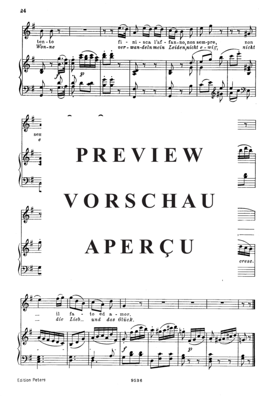 Product gallery: Page 4 of 4 Un moto di gioja (Schon klopfet mein liebender Busen K.579), , High Voice and Piano