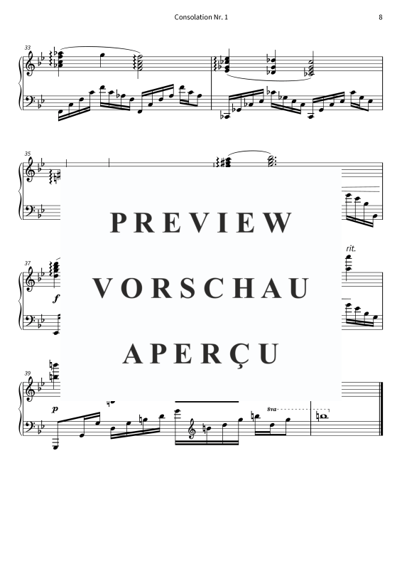 gallery: 3 Consolations - Harmonien des Trostes und der Hoffnung, , (Klavier Solo)