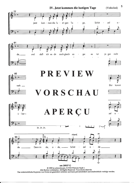 Product gallery: Page 7 of 7 Bei uns zuhaus , , (mixed choir + piano)