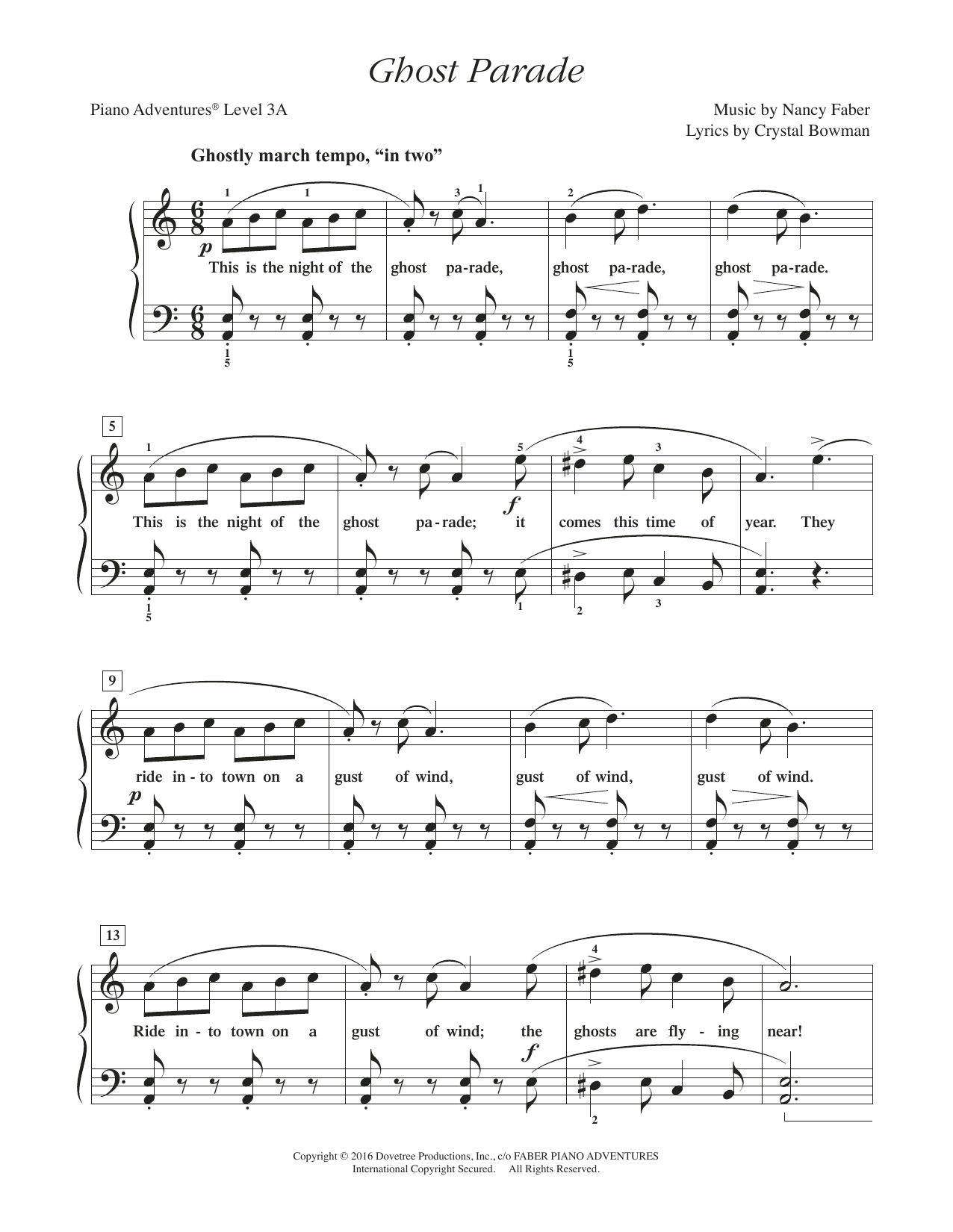 Product gallery: Page 1 of 1 Ghost Parade, Nancy Faber