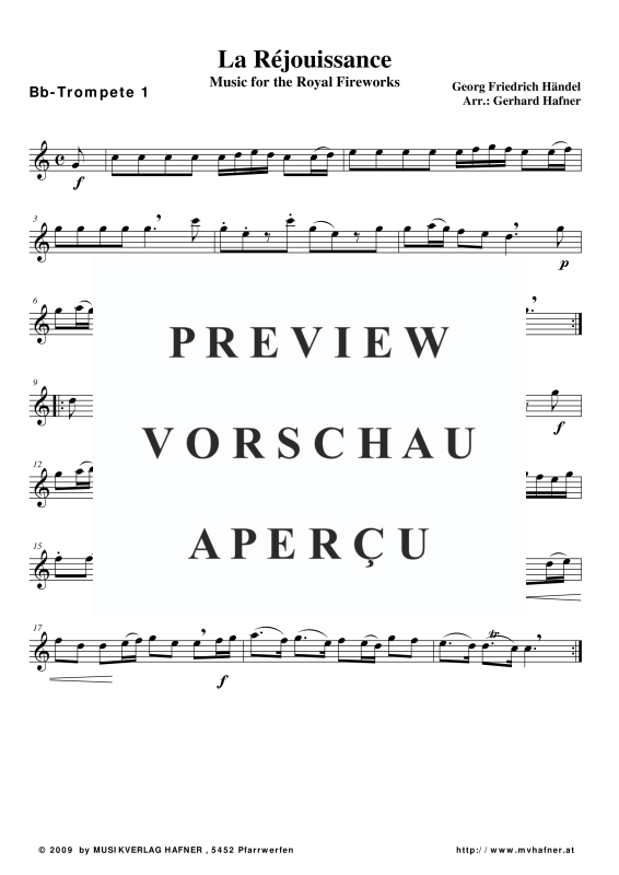 gallery: Feuerwerksmusik - La Réjouissance, , (Blechbläser Quintett)