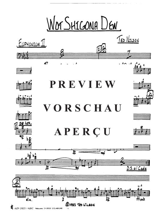 Produktgalerie: Seite 9 von 15 Wot Shigona Dew , , (Tuba Quintett + Band)